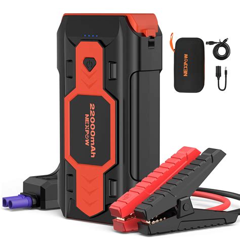 5L Diesel Engines, 12V Auto Portable Battery Booster Pack with USB Quick Charge & LED Light for <b>Car</b> Truck Boat,Yellow: <b>Jump</b> <b>Starters</b> - <b>Amazon</b>. . Amazon car jump starter